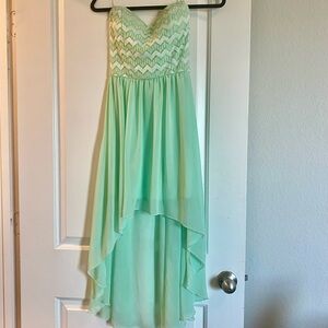 Windsor Light Green Lace Dress